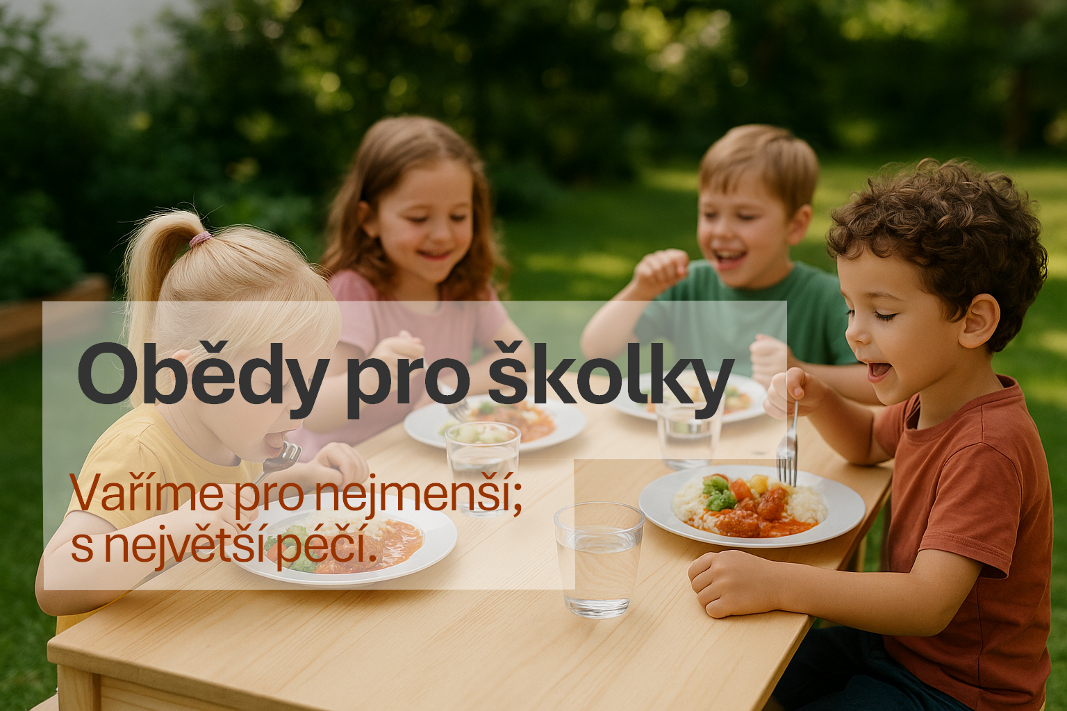 Obědy pro školky